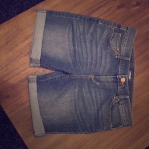 Denim shorts